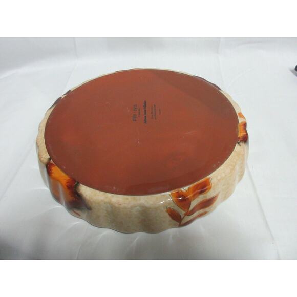 Style Eyes by Baum Bros "AUTUMN LEAVES Collection" 9 3/4 inch Round Pie TART Pan - Picture 2 of 4